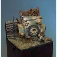 GK 1/35 Resin Model Tank Wreckage White Model 911T Source Model Home สินค้าเสริมของเล่นสำหรับผู้ใหญ่