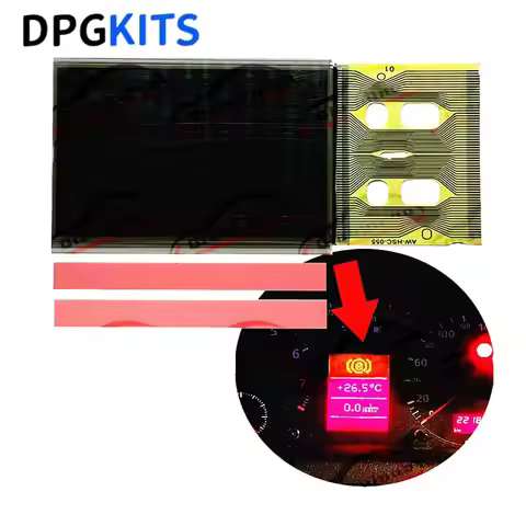 57.6*70.8mm Dashboard LCD Display For Audi A3 A6 A4 B5 VDO Instrument Cluster Pixel Repair