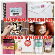 Cheap Customised Sticker Printing and Label Printing [ Personalized / Bulk ]