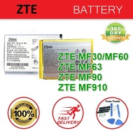 [1 Year Warraty] 100% ORIGINAL ZTE MF30 MF60 MF63 MF90 MF910 BATTERY