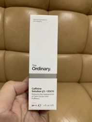 The ordinary 5%咖啡因兒茶素眼部精華30ml 咖啡因能減少眼周色素沉澱及浮腫問題 質地輕盈水份 eye serum caffeine solution 5%+EGCG 全新每支$60@e