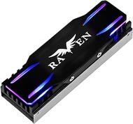 Silver Stone TP03 SST-TP03-ARGB M.2 SSD Cooling Kit with RAVEN ARGB Lighting