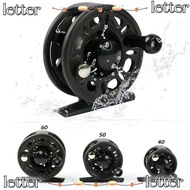 LETTER Ice Fishing Reel, 50/60/70mm Fish Tackle Tool Equipment Fly Ice Sea Fish Wheel, Fishing Gear 