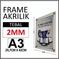 / Frame Acrylic Wall Display Frame A3 Size