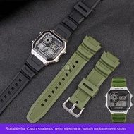 Silicone Rubber Watchband For Casio AE1200 AE-1200 AE-1200Wh 1300Wh 1000W W-216h SGW500 F-108Wh W-21