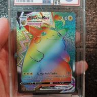 [LIM SSR Vmax]Thẻ Pikachu VMAX 2020 Sword & Shield Vivid Voltage Secret 188 Pokemon TCG chuột điện n