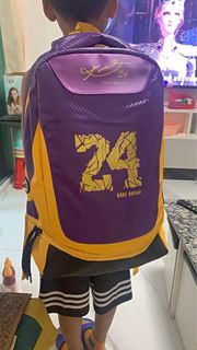 Kobe Bryant 14 inch backpack 100% actual photos of our customer's order  Weight: 0.53kg Size: 17x29x47cm