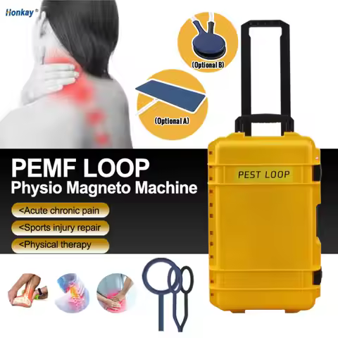 Pemf Loop Magnetic Therapy Device Pemf Physio Magneto Therapy Machine Pain Relief Sports Injuries Pe