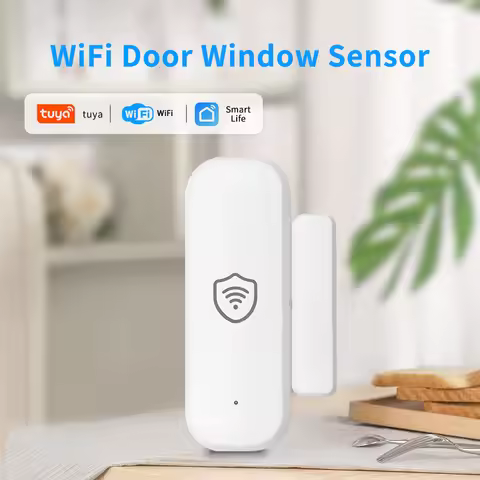 Tuya Sensor WiFi Zigbee Door Sensor Smart Home Control Notification Home Security System Compatible 