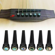 PIN BRIDGE KAYU EBONY GITAR AKUSTIK (6 PCS) FOLK GUITAR GP-07