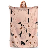 Buriburizaemon Merch Blanket Ultra Soft anime cartoon Throw Blankets for Living Room 50x60 Inches Mu
