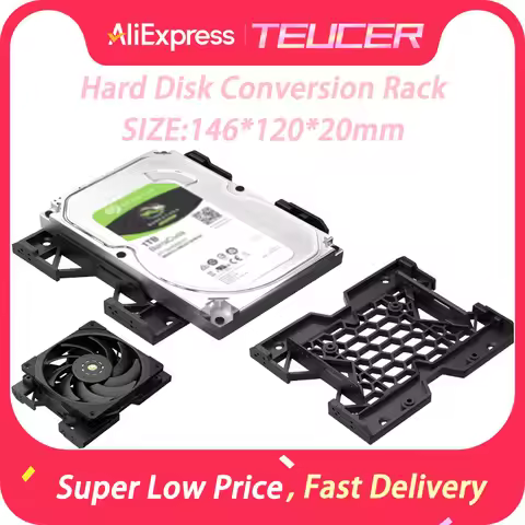 Optical drive bit hard disk conversion rack 5.25" to 3.5" 2.5" SSD Support fixed 2.5inch hard drive/
