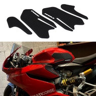 New Tank Traction Pad Side Gas Knee Grip Protector Anti slip sticker 3M Black Motorcycle For DUCATI 