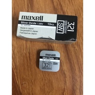 Maxell 321 SR616S battery - Maxell 616 genuine watch battery, pack of 1