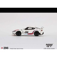 Diecast Mini Car Collection GT 1:64 LB Works Toyota GR Supra Martini Racing No.296
