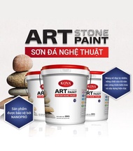 SƠN GIẢ ĐÁ KOVA – 5KG- 18 lit ( hàng chính hãng) màu khách chọn kế bên