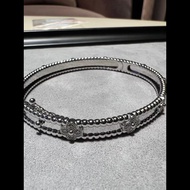 Vca Van Cleef Perlee Series Kaleidoscope Bracelet Series 18K Platinum Gold Diamond-Embedded Genuine 