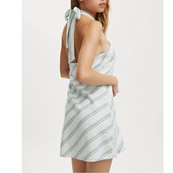 C0TT0N-0N Haven Halter Mini Dress Viscose Imported