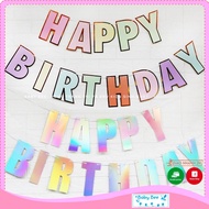 Super Beautiful 7-Color HAPPY BIRTHDAY Banner for BIRTHDAY decoration