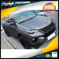 Toyota Fortuner Front Bonnet Emblem Front Hood Bonnet Logo Emblem Red/Black/Chrome For Fortuner (201