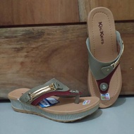 KICKERS WOMEN'S WEDGES FLIP-FLOP SANDALS, WOMEN'S FLIP-FLOP SANDALS