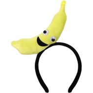 Hemoton Banana Headband Crazy Funny Silly Party Hair Hoop Novelties Fruit Hat Funny Headband Headdre