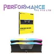 CORSAIR VENGEANCE RGB DDR5(2x16GB/2x24GB/2x32GB/2x48GB)6000Mhz/6400Mhz 1.40V Black (FOR INTEL)(LIMIT