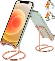 雜乜鋪 - 鋁製簡易手機支架架桌配件（粉金）與所有手機相容，IPhone，Switch，IPad