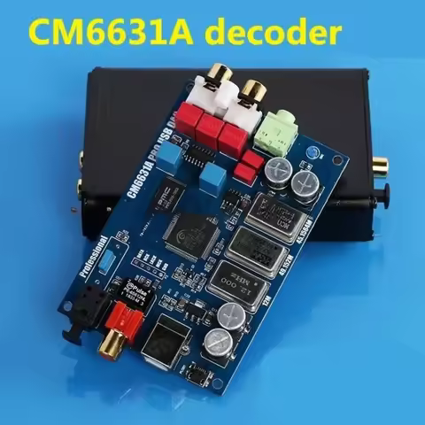 HIFI Audio CM6631A Digital interface 32 / 24Bit 192K Sound Card USB to I2S IIS SPDIF Optical Coaxial