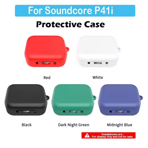 New Silicone Protective Case with Hook Anti-fall Earphone Cover Shockproof Headphones Shell for Soun