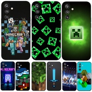 For Samsung Galaxy M16 F16 M36  5G F36 4G  M56 F56 5G Case Silicon Cover tpu case Creeper TNT Block