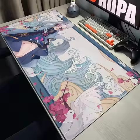 Kamisato Ayaka Mouse Pad Genshin Impact Mousepad Genshin Keyboard Pad Ayaka Padding Computer Pad PC 