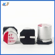 Direct Insert Electrolytic Capacitor47uf35v Solid State Capacitor35v47uf Chip electrolytic capacitor