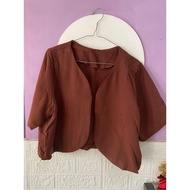 Chocolate woman preloved blazer