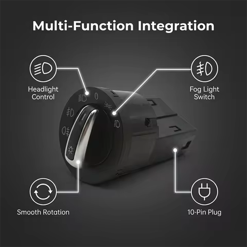Headlight Control Switch Fog Light For VW Passat B5 B5.5 Golf Jetta Bora Mk4 Polo 9N 9N3 Lupo Transp