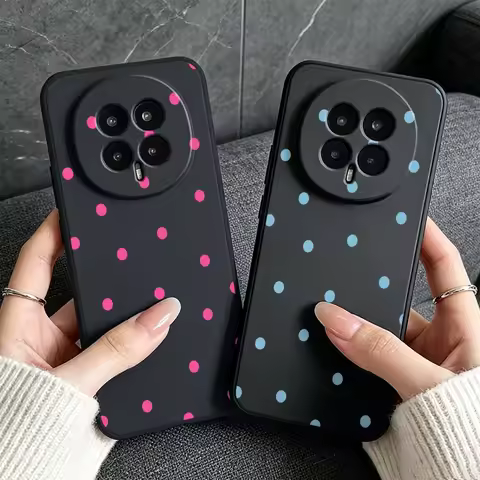 Cartoon Dots Pattern Phone Case For Huawei Mate Pura 80 70 Nova 14 13 Pro Ultra Honor X60i X70i X60 