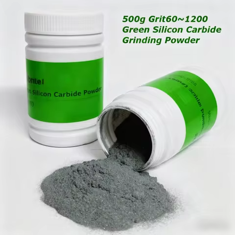 High Hardness Green Silicon Carbide Abrasive Powder 100g Grit 60~1200 – Jade Agate Polishing for Vib