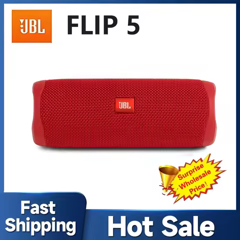 JBL FLIP 5 Portable Bluetooth Speaker IPX7 Waterproof FLIP5 Outdoor Stereo Bass Music Track Speaker 