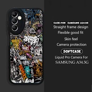 Samsung A34 5G Case Motif [SWAG] 2D Latest Samsung A34 5G Casing Softcase Samsung A34 5G Softcase Gl