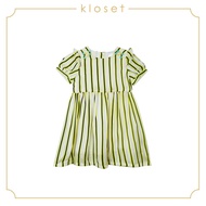 KLOSET Striped Mini Dress (SS17 - KD017) เดรสชุดเด็ก ผ้าลายริ้ว