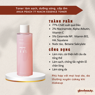 [Hàng có sẵn] Toner làm sạch dưỡng sáng cấp ẩm Anua Peach 77 Niacin Essence Toner 250ml [Glow Beauty