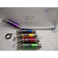 GL RACING EXHAUST OPEN CHROME LAGENDA SRL115 FI 28MM