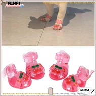 ALMA Pet Jelly Shoes, Breathable Cool Pet Shoes,  Style Silicone Multi-Size Cat Dog Shoes Pet