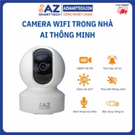 AZ SMARTTECH SMART INDOOR SMART CAMERA WITH INTEGRATED WHISTLE - 360 DEGREE ROTATION - 100% GENUINE 