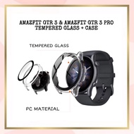 TEMPERED GLASS CASE FOR AMAZFIT GTR 3 AMAZFIT GTR 3 PRO FULL COVER CASING FOR AMAZFIT GTR3 AMAZFIT GTR3 PRO