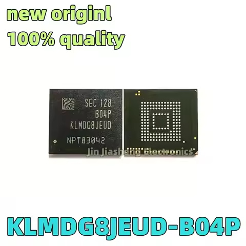 (1piece) 100% New KLMDG8JEUD-B04P KLMDG8JEUD BGA153 EMMC 128GB Chipset