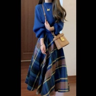 [NUONUO] Fesyen Baharu 2025 November Sut Retro Gaya Hepburn Baharu untuk Wanita Musim Gugur Musim Se