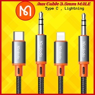 【1YrWarranty】Mcdodo Aux Cable For Speaker Headphone Music Audio Cable USB C Type to DC3.5mm Headphon