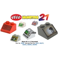 [1 piece] Danish assembly details, Slope, Curved, Decorative ID: 3039 Replacement item number: 6227,