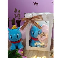 Dumbo Doll Dumbo Doll Dumbo Doll Big Ear Elephant Doll Dumbo Disney Doll Dumbo Gift Bag Disney Genui
